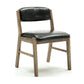 Country Style Armless Dining Chairs Open Back Upholstered Dining Side Chairs Black 1 Piece Natural Wood Clearhalo ' kitchen&dining_furn' 'Dining Chairs' 'Dining Tables & Seating' 'dining_chair' 'furn' 'furn_dining_chair' 'Furniture' 'furniture_dining_chair' 'Kitchen & Dining Furniture' 'kitchen' 3909097