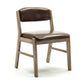 Country Style Armless Dining Chairs Open Back Upholstered Dining Side Chairs Brown 1 Piece Natural Wood Clearhalo ' kitchen&dining_furn' 'Dining Chairs' 'Dining Tables & Seating' 'dining_chair' 'furn' 'furn_dining_chair' 'Furniture' 'furniture_dining_chair' 'Kitchen & Dining Furniture' 'kitchen' 3909106