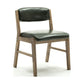 Country Style Armless Dining Chairs Open Back Upholstered Dining Side Chairs Blackish Green 1 Piece Natural Wood Clearhalo ' kitchen&dining_furn' 'Dining Chairs' 'Dining Tables & Seating' 'dining_chair' 'furn' 'furn_dining_chair' 'Furniture' 'furniture_dining_chair' 'Kitchen & Dining Furniture' 'kitchen' 3909112