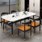 Nordic Style Dining Side Chairs Armless Chairs for Kitchen with Metal Legs (Set of 2) Clearhalo ' kitchen&dining_furn' 'Dining Chairs' 'Dining Tables & Seating' 'dining_chair' 'furn' 'furn_dining_chair' 'Furniture' 'furniture_dining_chair' 'Kitchen & Dining Furniture' 'kitchen' 3909157