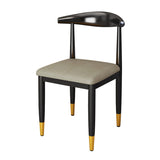 Nordic Style Dining Side Chairs Armless Chairs for Kitchen with Metal Legs (Set of 2) Clearhalo ' kitchen&dining_furn' 'Dining Chairs' 'Dining Tables & Seating' 'dining_chair' 'furn' 'furn_dining_chair' 'Furniture' 'furniture_dining_chair' 'Kitchen & Dining Furniture' 'kitchen' 3909161