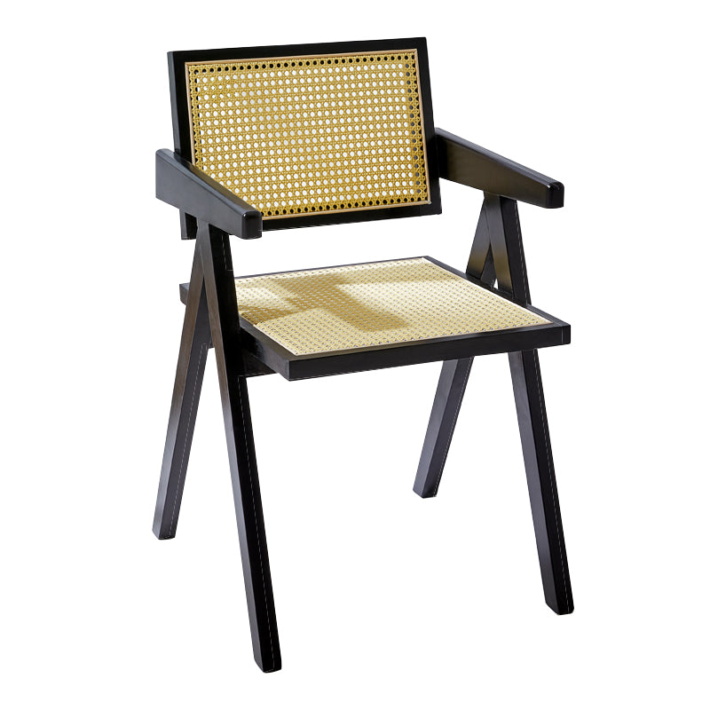 Modern Style Wooden Dining Chairs Open Back Dining Side Chairs for Kitchen Black 1 Piece Clearhalo ' kitchen&dining_furn' 'Dining Chairs' 'Dining Tables & Seating' 'dining_chair' 'furn' 'furn_dining_chair' 'Furniture' 'furniture_dining_chair' 'Kitchen & Dining Furniture' 'kitchen' 3909186