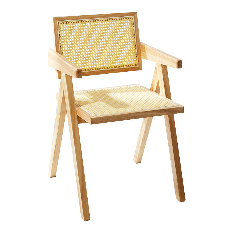 Modern Style Wooden Dining Chairs Open Back Dining Side Chairs for Kitchen Natural 1 Piece Clearhalo ' kitchen&dining_furn' 'Dining Chairs' 'Dining Tables & Seating' 'dining_chair' 'furn' 'furn_dining_chair' 'Furniture' 'furniture_dining_chair' 'Kitchen & Dining Furniture' 'kitchen' 3909193