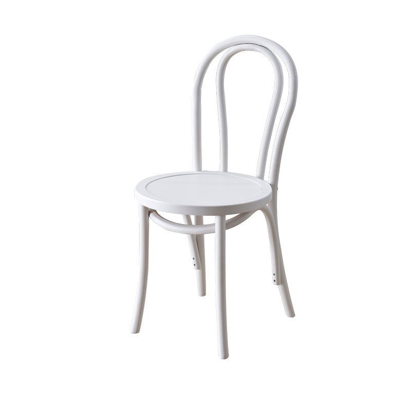 Modern Style Beech Wood Chairs Windsor Back Side Kitchen Dining Chair Set White 1 Piece Clearhalo ' kitchen&dining_furn' 'Dining Chairs' 'Dining Tables & Seating' 'dining_chair' 'furn' 'furn_dining_chair' 'Furniture' 'furniture_dining_chair' 'Kitchen & Dining Furniture' 'kitchen' 3909261