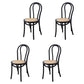 Modern Style Beech Wood Chairs Windsor Back Side Kitchen Dining Chair Set Black-Brown 4 Piece Set Clearhalo ' kitchen&dining_furn' 'Dining Chairs' 'Dining Tables & Seating' 'dining_chair' 'furn' 'furn_dining_chair' 'Furniture' 'furniture_dining_chair' 'Kitchen & Dining Furniture' 'kitchen' 3909282