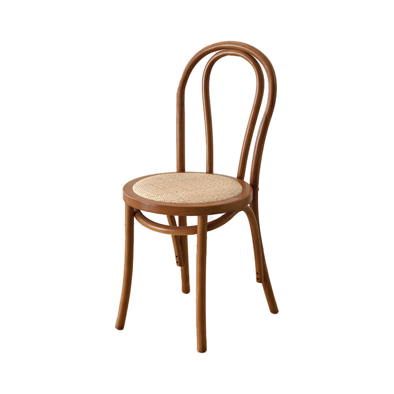 Modern Style Beech Wood Chairs Windsor Back Side Kitchen Dining Chair Set Light Brown 1 Piece Clearhalo ' kitchen&dining_furn' 'Dining Chairs' 'Dining Tables & Seating' 'dining_chair' 'furn' 'furn_dining_chair' 'Furniture' 'furniture_dining_chair' 'Kitchen & Dining Furniture' 'kitchen' 3909283