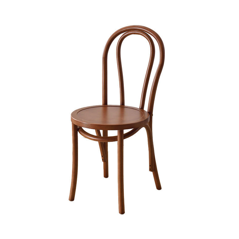Modern Style Beech Wood Chairs Windsor Back Side Kitchen Dining Chair Set Walnut 1 Piece Clearhalo ' kitchen&dining_furn' 'Dining Chairs' 'Dining Tables & Seating' 'dining_chair' 'furn' 'furn_dining_chair' 'Furniture' 'furniture_dining_chair' 'Kitchen & Dining Furniture' 'kitchen' 3909295