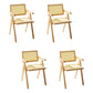 Modern Style Solid Rubberwood Chairs Open Back Side Kitchen Dining Chair Wood 4 Piece Set Clearhalo ' kitchen&dining_furn' 'Dining Chairs' 'Dining Tables & Seating' 'dining_chair' 'furn' 'furn_dining_chair' 'Furniture' 'furniture_dining_chair' 'Kitchen & Dining Furniture' 'kitchen' 3909336