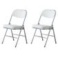 Modern Indoor-Outdoor Chair Metal Armless Open Back Dining Side Chairs White 2 Piece Set Clearhalo ' kitchen&dining_furn' 'Dining Chairs' 'Dining Tables & Seating' 'dining_chair' 'furn' 'furn_dining_chair' 'Furniture' 'furniture_dining_chair' 'Kitchen & Dining Furniture' 'kitchen' 3909355