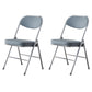 Modern Indoor-Outdoor Chair Metal Armless Open Back Dining Side Chairs Grey 2 Piece Set Clearhalo ' kitchen&dining_furn' 'Dining Chairs' 'Dining Tables & Seating' 'dining_chair' 'furn' 'furn_dining_chair' 'Furniture' 'furniture_dining_chair' 'Kitchen & Dining Furniture' 'kitchen' 3909360