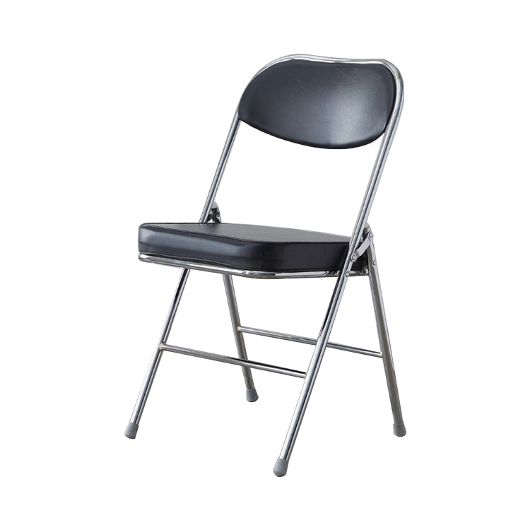 Modern Indoor-Outdoor Chair Metal Armless Open Back Dining Side Chairs Matte Black 1 Piece Clearhalo ' kitchen&dining_furn' 'Dining Chairs' 'Dining Tables & Seating' 'dining_chair' 'furn' 'furn_dining_chair' 'Furniture' 'furniture_dining_chair' 'Kitchen & Dining Furniture' 'kitchen' 3909362