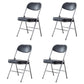 Modern Indoor-Outdoor Chair Metal Armless Open Back Dining Side Chairs Matte Black 4 Piece Set Clearhalo ' kitchen&dining_furn' 'Dining Chairs' 'Dining Tables & Seating' 'dining_chair' 'furn' 'furn_dining_chair' 'Furniture' 'furniture_dining_chair' 'Kitchen & Dining Furniture' 'kitchen' 3909364