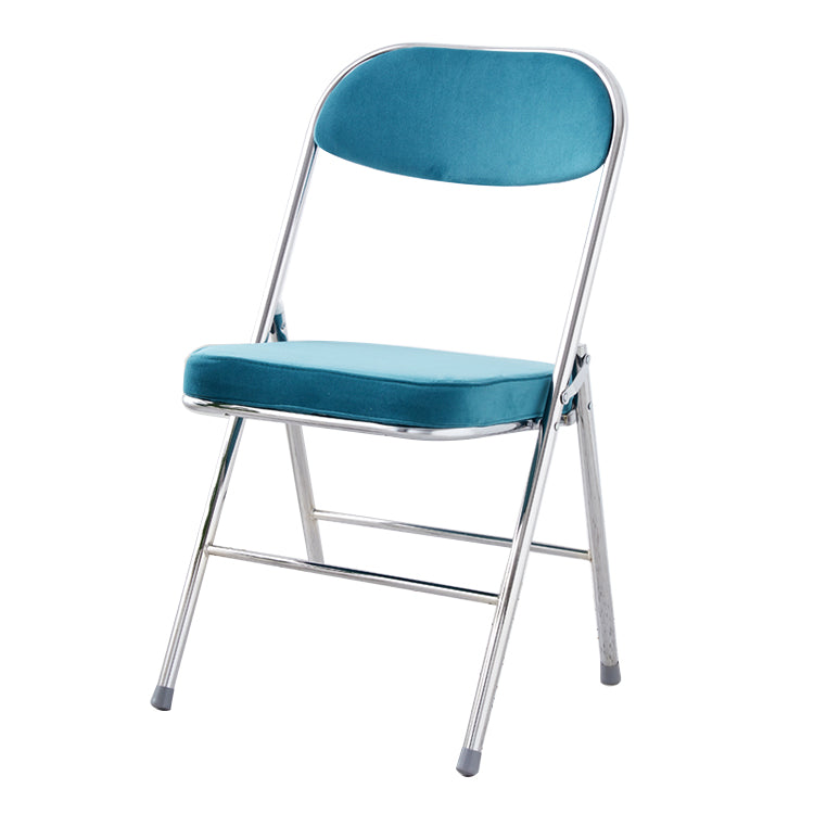 Modern Indoor-Outdoor Chair Metal Armless Open Back Dining Side Chairs Sky Blue 1 Piece Clearhalo ' kitchen&dining_furn' 'Dining Chairs' 'Dining Tables & Seating' 'dining_chair' 'furn' 'furn_dining_chair' 'Furniture' 'furniture_dining_chair' 'Kitchen & Dining Furniture' 'kitchen' 3909383