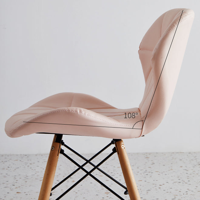 Home Contemporary Side Chair Wingback Upholstered Wood Dining Room Chair Clearhalo ' kitchen&dining_furn' 'Dining Chairs' 'Dining Tables & Seating' 'dining_chair' 'Furniture' 'furniture_dining_chair' 'Kitchen & Dining Furniture' 'kitchen' 3909397