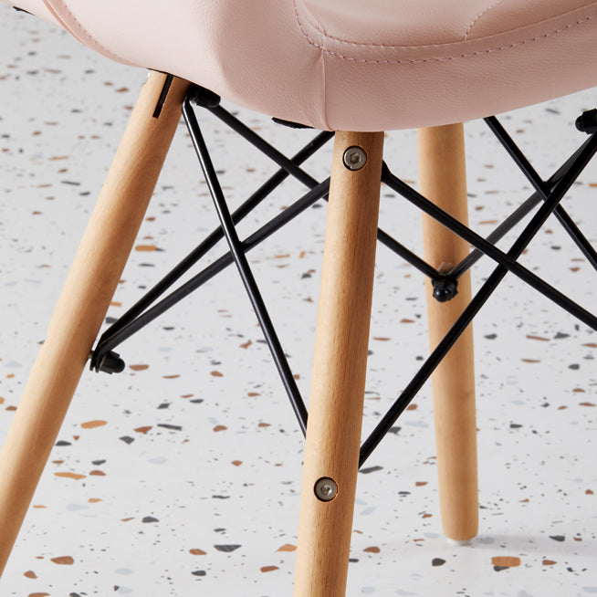 Home Contemporary Side Chair Wingback Upholstered Wood Dining Room Chair Clearhalo ' kitchen&dining_furn' 'Dining Chairs' 'Dining Tables & Seating' 'dining_chair' 'Furniture' 'furniture_dining_chair' 'Kitchen & Dining Furniture' 'kitchen' 3909399