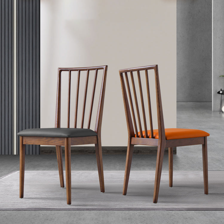 Modern Style Wooden Dining Chairs Slat Back Stacking Side Chair for Kitchen Clearhalo ' kitchen&dining_furn' 'Dining Chairs' 'Dining Tables & Seating' 'dining_chair' 'furn' 'furn_dining_chair' 'Furniture' 'furniture_dining_chair' 'Kitchen & Dining Furniture' 'kitchen' 3909451