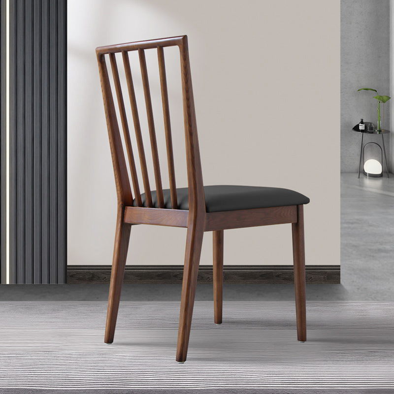 Modern Style Wooden Dining Chairs Slat Back Stacking Side Chair for Kitchen Clearhalo ' kitchen&dining_furn' 'Dining Chairs' 'Dining Tables & Seating' 'dining_chair' 'furn' 'furn_dining_chair' 'Furniture' 'furniture_dining_chair' 'Kitchen & Dining Furniture' 'kitchen' 3909453