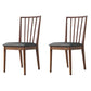 Modern Style Wooden Dining Chairs Slat Back Stacking Side Chair for Kitchen Dark Gray 2 Piece Set Walnut Clearhalo ' kitchen&dining_furn' 'Dining Chairs' 'Dining Tables & Seating' 'dining_chair' 'furn' 'furn_dining_chair' 'Furniture' 'furniture_dining_chair' 'Kitchen & Dining Furniture' 'kitchen' 3909454