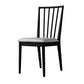 Modern Style Wooden Dining Chairs Slat Back Stacking Side Chair for Kitchen Grey 1 Piece Black Clearhalo ' kitchen&dining_furn' 'Dining Chairs' 'Dining Tables & Seating' 'dining_chair' 'furn' 'furn_dining_chair' 'Furniture' 'furniture_dining_chair' 'Kitchen & Dining Furniture' 'kitchen' 3909475