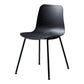 Contemporary Metal Dining Room Chairs Plastic Dining Armless Chair for Restaurant Use Black 1 Piece Clearhalo ' kitchen&dining_furn' 'Dining Chairs' 'Dining Tables & Seating' 'dining_chair' 'furn' 'furn_dining_chair' 'Furniture' 'furniture_dining_chair' 'Kitchen & Dining Furniture' 'kitchen' 3909480