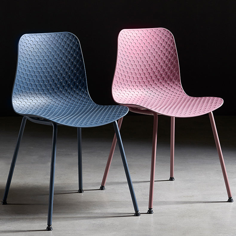 Contemporary Metal Dining Room Chairs Plastic Dining Armless Chair for Restaurant Use Clearhalo ' kitchen&dining_furn' 'Dining Chairs' 'Dining Tables & Seating' 'dining_chair' 'furn' 'furn_dining_chair' 'Furniture' 'furniture_dining_chair' 'Kitchen & Dining Furniture' 'kitchen' 3909505