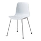 Contemporary Metal Dining Room Chairs Plastic Dining Armless Chair for Restaurant Use White 1 Piece Clearhalo ' kitchen&dining_furn' 'Dining Chairs' 'Dining Tables & Seating' 'dining_chair' 'furn' 'furn_dining_chair' 'Furniture' 'furniture_dining_chair' 'Kitchen & Dining Furniture' 'kitchen' 3909511