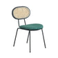 Contemporary Style Metal Chairs Set Kitchen Open Back Dining Side Chair Green 1 Piece Clearhalo ' kitchen&dining_furn' 'Dining Chairs' 'Dining Tables & Seating' 'dining_chair' 'furn' 'furn_dining_chair' 'Furniture' 'furniture_dining_chair' 'Kitchen & Dining Furniture' 'kitchen' 3909560