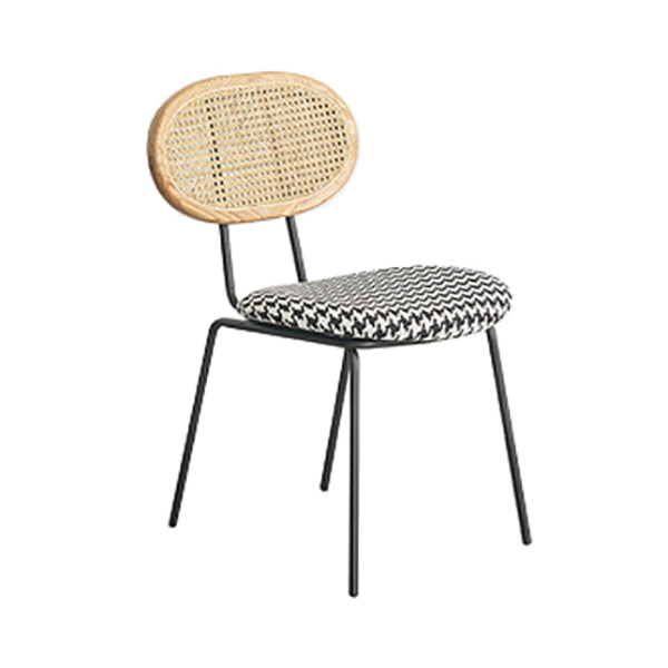 Contemporary Style Metal Chairs Set Kitchen Open Back Dining Side Chair White 1 Piece Clearhalo ' kitchen&dining_furn' 'Dining Chairs' 'Dining Tables & Seating' 'dining_chair' 'furn' 'furn_dining_chair' 'Furniture' 'furniture_dining_chair' 'Kitchen & Dining Furniture' 'kitchen' 3909572