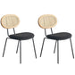 Contemporary Style Metal Chairs Set Kitchen Open Back Dining Side Chair Ink 2 Piece Set Clearhalo ' kitchen&dining_furn' 'Dining Chairs' 'Dining Tables & Seating' 'dining_chair' 'furn' 'furn_dining_chair' 'Furniture' 'furniture_dining_chair' 'Kitchen & Dining Furniture' 'kitchen' 3909576