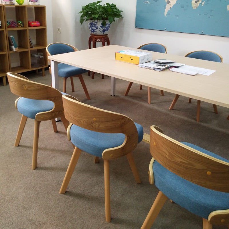 Modern Style Wooden Dining Chairs Open Back Dining Side Chair for Kitchen Clearhalo ' kitchen&dining_furn' 'Dining Chairs' 'Dining Tables & Seating' 'dining_chair' 'furn' 'furn_dining_chair' 'Furniture' 'furniture_dining_chair' 'Kitchen & Dining Furniture' 'kitchen' 3909584