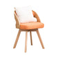 Modern Style Wooden Dining Chairs Open Back Dining Side Chair for Kitchen Orange 1 Piece Clearhalo ' kitchen&dining_furn' 'Dining Chairs' 'Dining Tables & Seating' 'dining_chair' 'furn' 'furn_dining_chair' 'Furniture' 'furniture_dining_chair' 'Kitchen & Dining Furniture' 'kitchen' 3909599