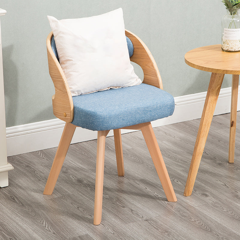 Modern Style Wooden Dining Chairs Open Back Dining Side Chair for Kitchen Clearhalo ' kitchen&dining_furn' 'Dining Chairs' 'Dining Tables & Seating' 'dining_chair' 'furn' 'furn_dining_chair' 'Furniture' 'furniture_dining_chair' 'Kitchen & Dining Furniture' 'kitchen' 3909605