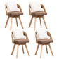 Modern Style Wooden Dining Chairs Open Back Dining Side Chair for Kitchen Coffee 4 Piece Set Clearhalo ' kitchen&dining_furn' 'Dining Chairs' 'Dining Tables & Seating' 'dining_chair' 'furn' 'furn_dining_chair' 'Furniture' 'furniture_dining_chair' 'Kitchen & Dining Furniture' 'kitchen' 3909611