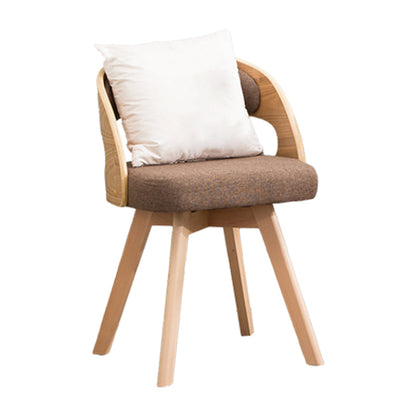 Modern Style Wooden Dining Chairs Open Back Dining Side Chair for Kitchen Coffee 1 Piece Clearhalo ' kitchen&dining_furn' 'Dining Chairs' 'Dining Tables & Seating' 'dining_chair' 'furn' 'furn_dining_chair' 'Furniture' 'furniture_dining_chair' 'Kitchen & Dining Furniture' 'kitchen' 3909612