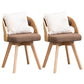 Modern Style Wooden Dining Chairs Open Back Dining Side Chair for Kitchen Coffee 2 Piece Set Clearhalo ' kitchen&dining_furn' 'Dining Chairs' 'Dining Tables & Seating' 'dining_chair' 'furn' 'furn_dining_chair' 'Furniture' 'furniture_dining_chair' 'Kitchen & Dining Furniture' 'kitchen' 3909613