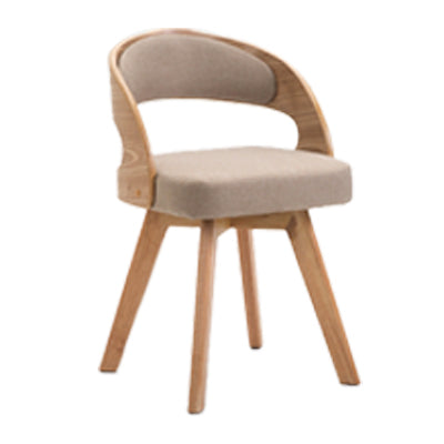 Modern Style Wooden Dining Chair Open Back Dining Side Chairs for Kitchen Beige 1 Piece Clearhalo ' kitchen&dining_furn' 'Dining Chairs' 'Dining Tables & Seating' 'dining_chair' 'furn' 'furn_dining_chair' 'Furniture' 'furniture_dining_chair' 'Kitchen & Dining Furniture' 'kitchen' 3909659