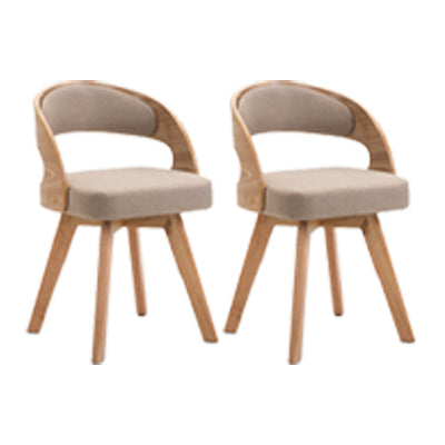 Modern Style Wooden Dining Chair Open Back Dining Side Chairs for Kitchen Beige 2 Piece Set Clearhalo ' kitchen&dining_furn' 'Dining Chairs' 'Dining Tables & Seating' 'dining_chair' 'furn' 'furn_dining_chair' 'Furniture' 'furniture_dining_chair' 'Kitchen & Dining Furniture' 'kitchen' 3909661