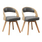 Modern Style Wooden Dining Chair Open Back Dining Side Chairs for Kitchen Dark Gray 2 Piece Set Clearhalo ' kitchen&dining_furn' 'Dining Chairs' 'Dining Tables & Seating' 'dining_chair' 'furn' 'furn_dining_chair' 'Furniture' 'furniture_dining_chair' 'Kitchen & Dining Furniture' 'kitchen' 3909674