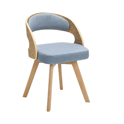 Modern Style Wooden Dining Chair Open Back Dining Side Chairs for Kitchen Blue 1 Piece Clearhalo ' kitchen&dining_furn' 'Dining Chairs' 'Dining Tables & Seating' 'dining_chair' 'furn' 'furn_dining_chair' 'Furniture' 'furniture_dining_chair' 'Kitchen & Dining Furniture' 'kitchen' 3909677