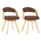 Modern Style Wooden Dining Chair Open Back Dining Side Chairs for Kitchen Coffee 2 Piece Set Clearhalo ' kitchen&dining_furn' 'Dining Chairs' 'Dining Tables & Seating' 'dining_chair' 'furn' 'furn_dining_chair' 'Furniture' 'furniture_dining_chair' 'Kitchen & Dining Furniture' 'kitchen' 3909681