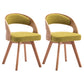 Modern Style Wooden Dining Chair Open Back Dining Side Chairs for Kitchen Green 2 Piece Set Clearhalo ' kitchen&dining_furn' 'Dining Chairs' 'Dining Tables & Seating' 'dining_chair' 'furn' 'furn_dining_chair' 'Furniture' 'furniture_dining_chair' 'Kitchen & Dining Furniture' 'kitchen' 3909684