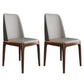 Scandinavian Style Wood Dining Chair Armless Solid Back Dining Chair Light Gray 2 Piece Set Brown Clearhalo ' kitchen&dining_furn' 'Dining Chairs' 'Dining Tables & Seating' 'dining_chair' 'furn' 'furn_dining_chair' 'Furniture' 'furniture_dining_chair' 'Kitchen & Dining Furniture' 'kitchen' 3909691