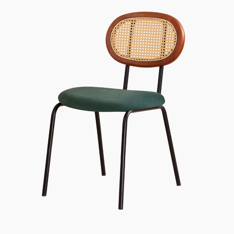 Modern Style Metal Chair Set Open Back Side Kitchen Dining Room Chairs Clearhalo ' kitchen&dining_furn' 'Dining Chairs' 'Dining Tables & Seating' 'dining_chair' 'furn' 'furn_dining_chair' 'Furniture' 'furniture_dining_chair' 'Kitchen & Dining Furniture' 'kitchen' 3909789