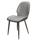 Contemporary Metal Dining Room Chairs PU Leather Dining Armless Chairs for Indoor Use Grey 1 Piece Clearhalo ' kitchen&dining_furn' 'Dining Chairs' 'Dining Tables & Seating' 'dining_chair' 'furn' 'furn_dining_chair' 'Furniture' 'furniture_dining_chair' 'Kitchen & Dining Furniture' 'kitchen' 3909823