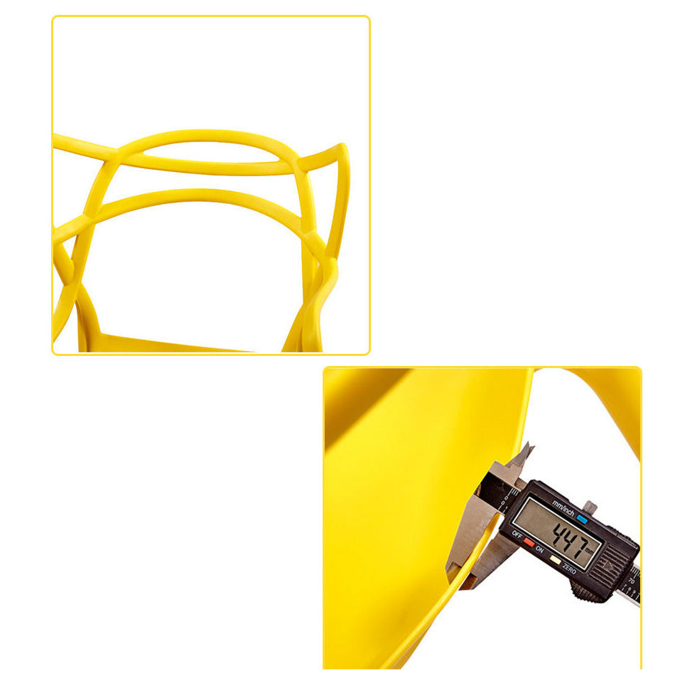 Scandinavian Restaurant Plastic Arm Chair Matte Finish Cross Back Dining Chair Clearhalo ' kitchen&dining_furn' 'Dining Chairs' 'Dining Tables & Seating' 'dining_chair' 'furn' 'furn_dining_chair' 'Furniture' 'furniture_dining_chair' 'Kitchen & Dining Furniture' 'kitchen' 3909865