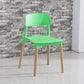 Contemporary Style Plastic Dining Chair Open Back Dining Side Chairs for Kitchen Clearhalo ' kitchen&dining_furn' 'Dining Chairs' 'Dining Tables & Seating' 'dining_chair' 'furn' 'furn_dining_chair' 'Furniture' 'furniture_dining_chair' 'Kitchen & Dining Furniture' 'kitchen' 3909908