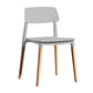 Contemporary Style Plastic Dining Chair Open Back Dining Side Chairs for Kitchen Light Gray 1 Piece Clearhalo ' kitchen&dining_furn' 'Dining Chairs' 'Dining Tables & Seating' 'dining_chair' 'furn' 'furn_dining_chair' 'Furniture' 'furniture_dining_chair' 'Kitchen & Dining Furniture' 'kitchen' 3909920
