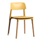 Contemporary Style Plastic Dining Chair Open Back Dining Side Chairs for Kitchen Ginger 1 Piece Clearhalo ' kitchen&dining_furn' 'Dining Chairs' 'Dining Tables & Seating' 'dining_chair' 'furn' 'furn_dining_chair' 'Furniture' 'furniture_dining_chair' 'Kitchen & Dining Furniture' 'kitchen' 3909926