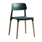 Contemporary Style Plastic Dining Chair Open Back Dining Side Chairs for Kitchen Navy 1 Piece Clearhalo ' kitchen&dining_furn' 'Dining Chairs' 'Dining Tables & Seating' 'dining_chair' 'furn' 'furn_dining_chair' 'Furniture' 'furniture_dining_chair' 'Kitchen & Dining Furniture' 'kitchen' 3909932