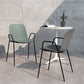 Scandinavian Style Plastic Dining Armchair Solid Back Dining Single Chair Clearhalo ' kitchen&dining_furn' 'Dining Chairs' 'Dining Tables & Seating' 'dining_chair' 'furn' 'furn_dining_chair' 'Furniture' 'furniture_dining_chair' 'Kitchen & Dining Furniture' 'kitchen' 3909980